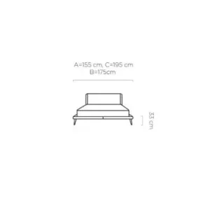 Łóżko tapicerowane Tessina 140x200