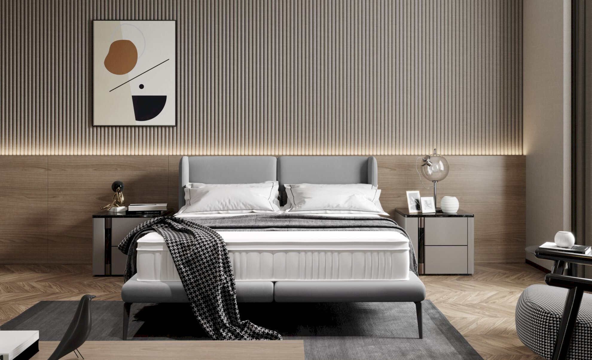 Łóżko tapicerowane Tessina 160x200