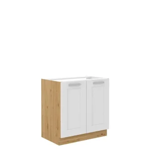 Szafka kuchenna Luna 80 Zlew 2F BB AR/WH