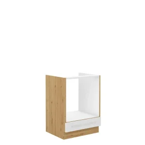 Szafka kuchenna Luna 60 D GAZ BB AR/WH