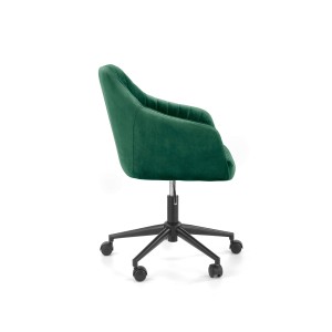 FRESCO fotel młodzieżowy ciemny zielony velvet