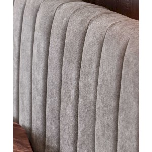 FRANCESCA 160, łóżko, jasny popielaty