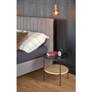 FRANCESCA 160, łóżko, jasny popielaty