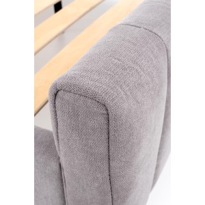 FRANCESCA 160, łóżko, jasny popielaty