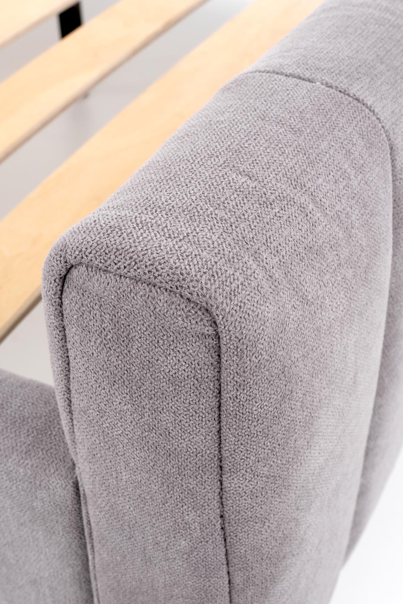 FRANCESCA 160, łóżko, jasny popielaty