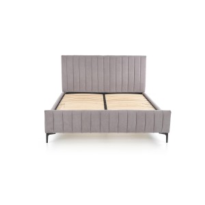 FRANCESCA 160, łóżko, jasny popielaty