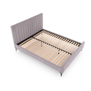 FRANCESCA 160, łóżko, jasny popielaty