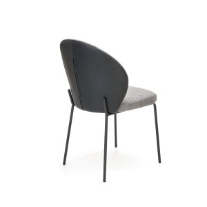 K471 krzesło popiel/czarny