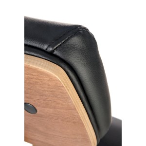 IGNAZIO fotel obrotowy, orzechowy-czarny