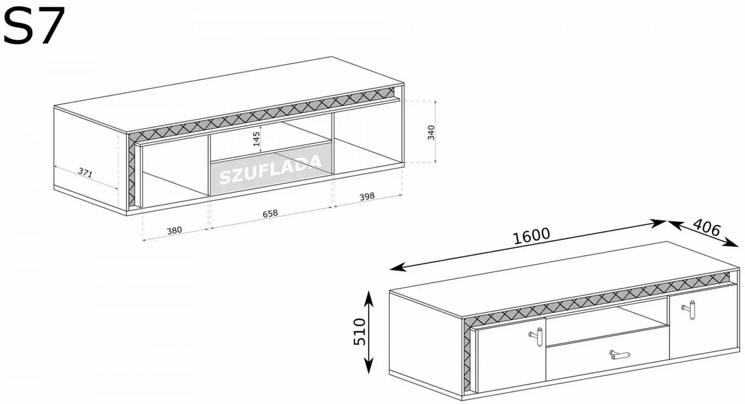 Szafka RTV Senesi S7