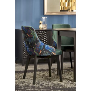 RINGO stół kolor blat czarny, nogi - czarny (102-142x102x76 cm)