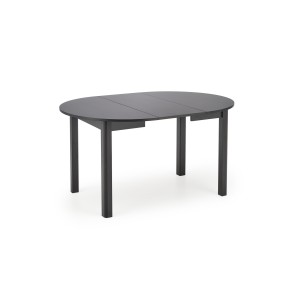 RINGO stół kolor blat czarny, nogi - czarny (102-142x102x76 cm)