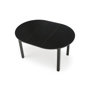 RINGO stół kolor blat czarny, nogi - czarny (102-142x102x76 cm)