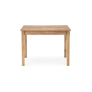 GINO stół rozkładany blat - dąb craft, nogi - dąb craft