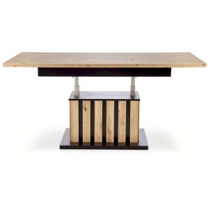 BARETTI ława dąb artisan/czarny