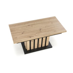 BARETTI ława dąb artisan/czarny