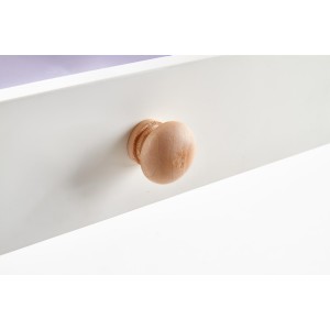 B34 biurko dąb sonoma-biały