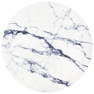 HARISSA_G ława stelaż - złoty, blat - biały marmur (2p=8szt)