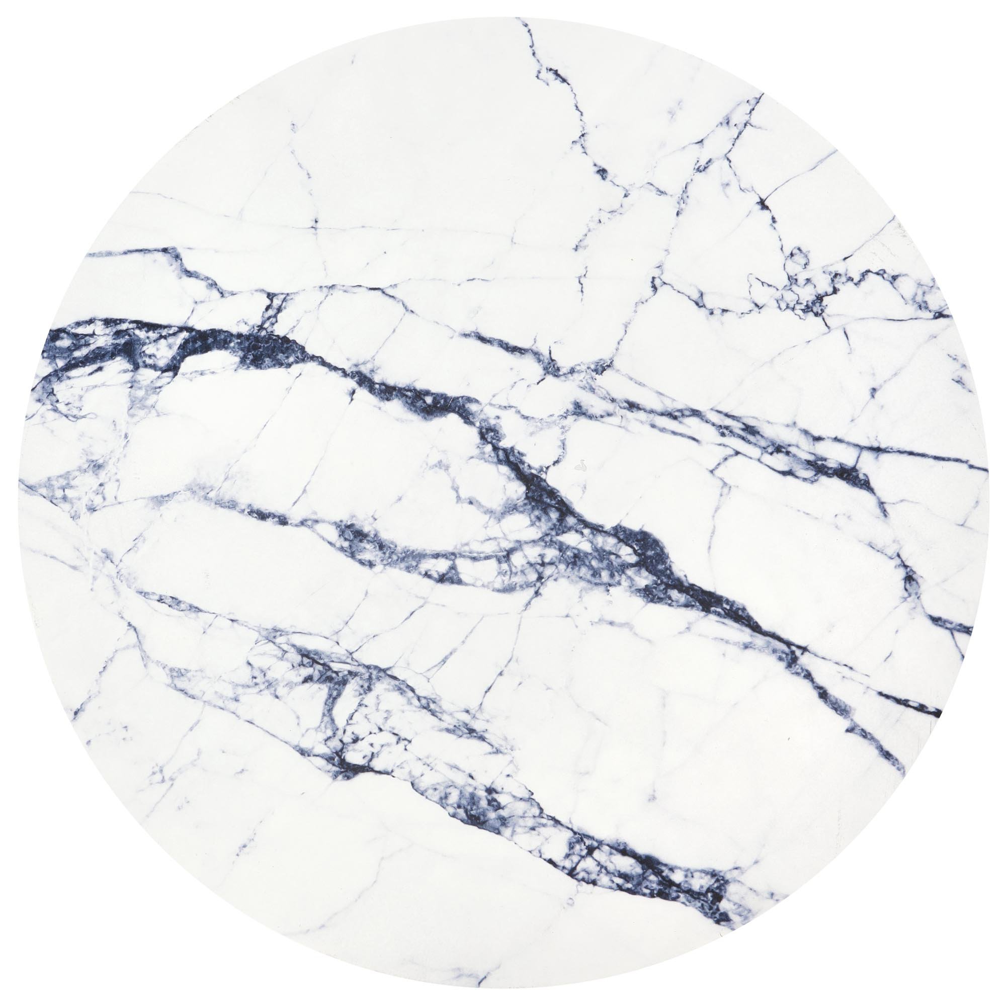 HARISSA_G ława stelaż - złoty, blat - biały marmur (2p=8szt)