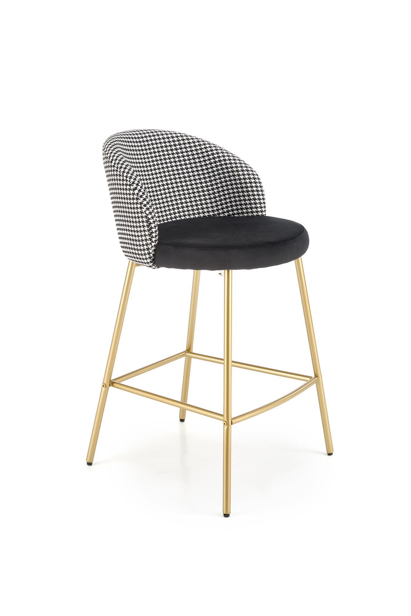 H113  hoker czarny / biały (2p=2szt)