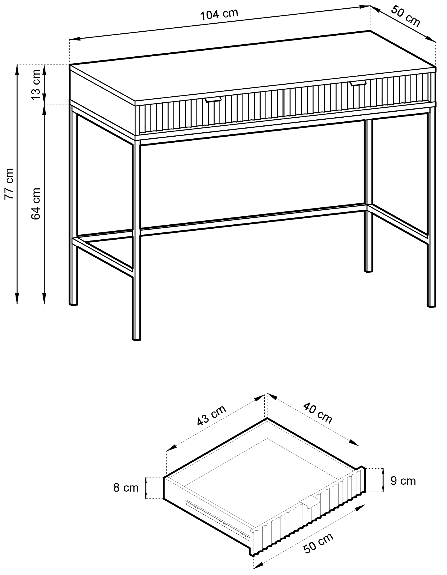 NOVA BIAŁY TOALETKA - T104