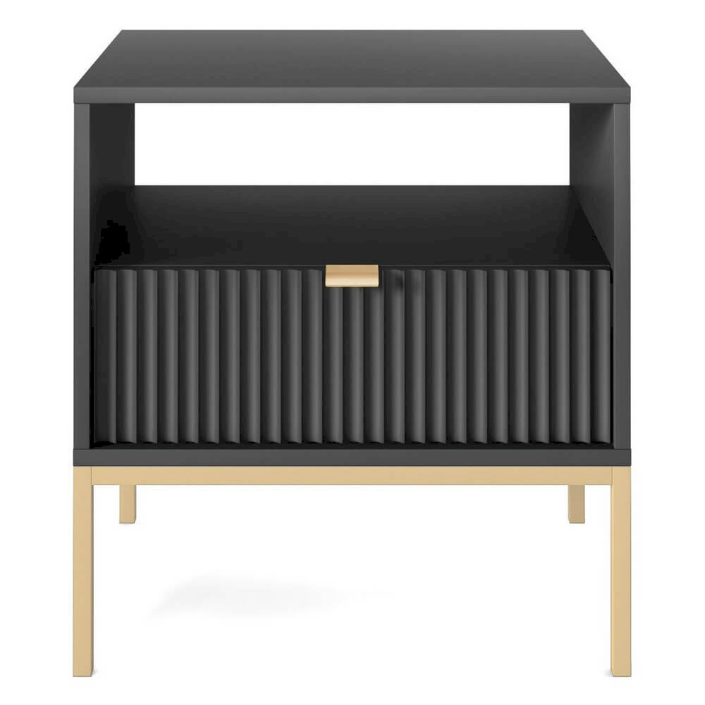 NOVA CZARNY STOLIK NOCNY - S54