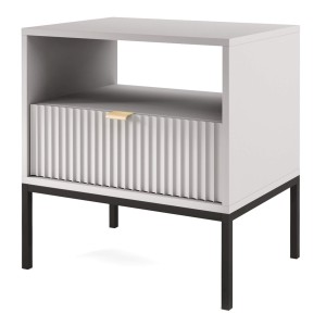 NOVA SZARY STOLIK NOCNY - S54
