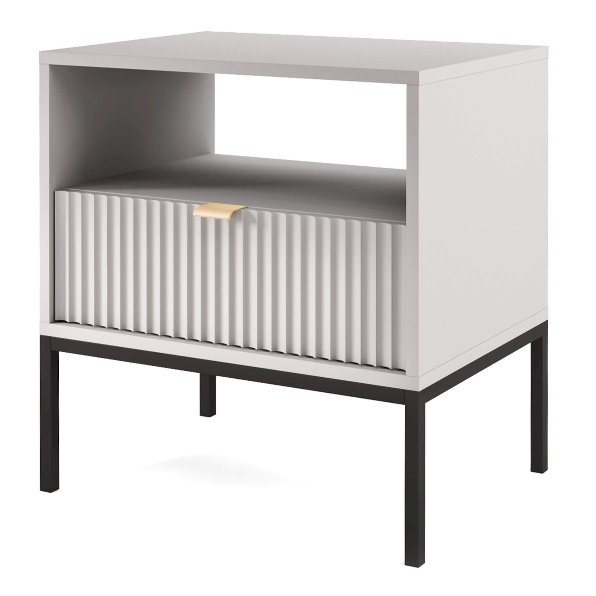 NOVA SZARY STOLIK NOCNY - S54