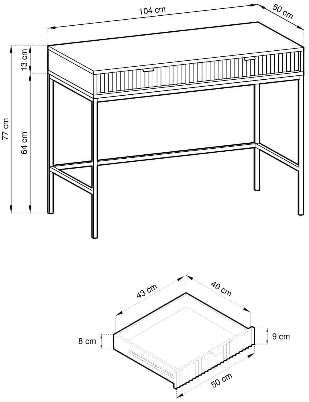 NOVA SZARY TOALETKA - T104