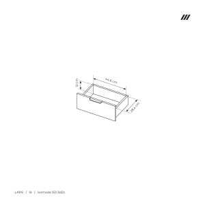 LARS A KOMODA WYSOKA 2D2S ANTRACYT