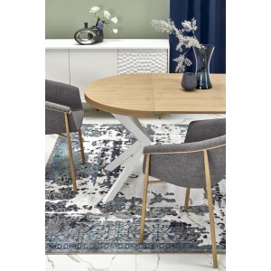 PERONI stół rozkładany dąb złoty - biały