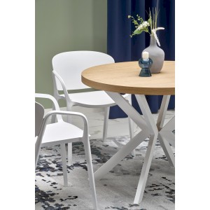 PERONI stół rozkładany dąb złoty - biały