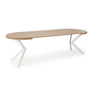 PERONI stół rozkładany dąb złoty - biały