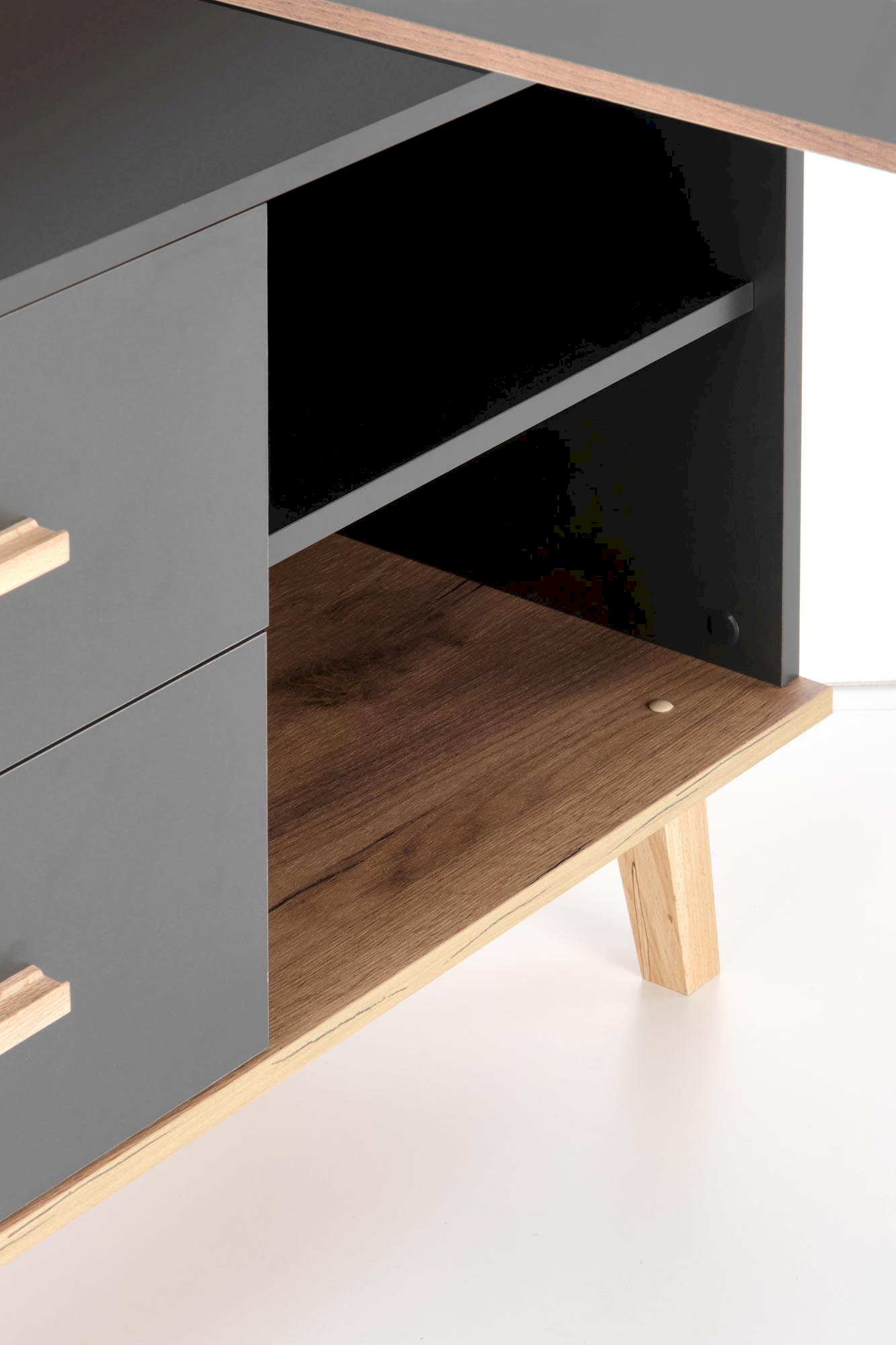 SERGIO XL biurko antracyt / d.wotan