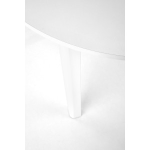 RINGO stół kolor blat - biały, nogi - biały (102-142x102x76 cm)