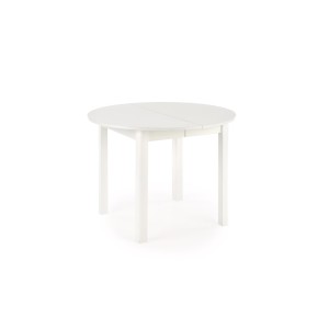 RINGO stół kolor blat - biały, nogi - biały (102-142x102x76 cm)