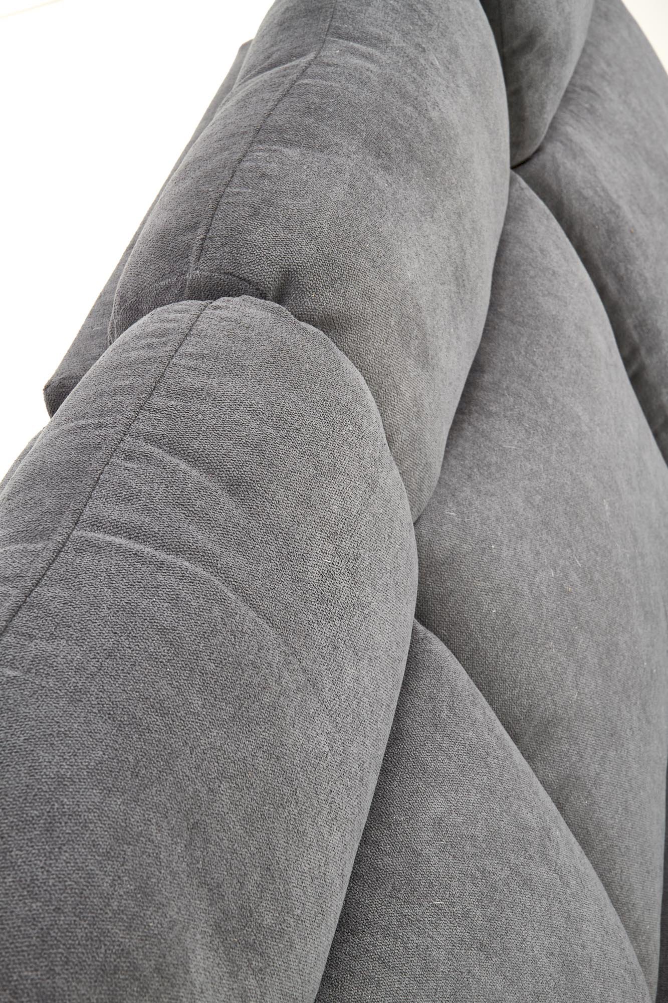 OSLO 3S, sofa 3S ciemny popiel