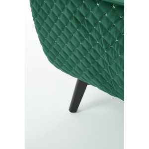 MARVEL fotel wypoczynkowy ciemny zielony / czarny