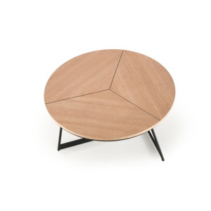 KARIDA ława dąb naturalny/czarny