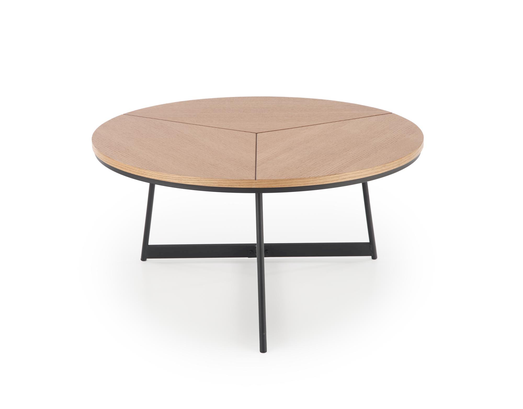 KARIDA ława dąb naturalny/czarny