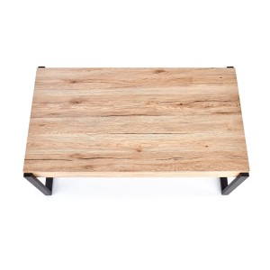 CAPRI ława dąb san remo / czarny