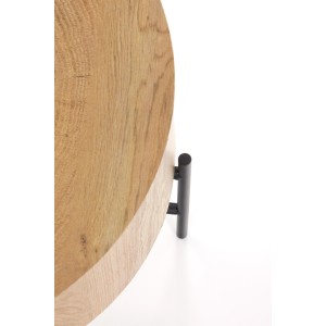 BROOKLYN-S ława dąb naturalny/czarny