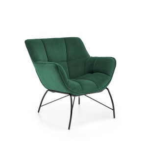 BELTON fotel wypoczynkowy ciemny zielony