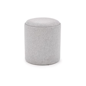 AVIKO zestaw 2 puf, jasny popiel