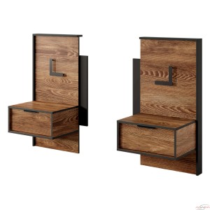 STOLIK NOCNY 3D Z OŚWIETLENIEM LED X2