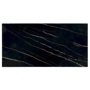 RAMONA ława czarny marmur / orzechowy