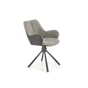 K494 krzesło popielaty / czarny