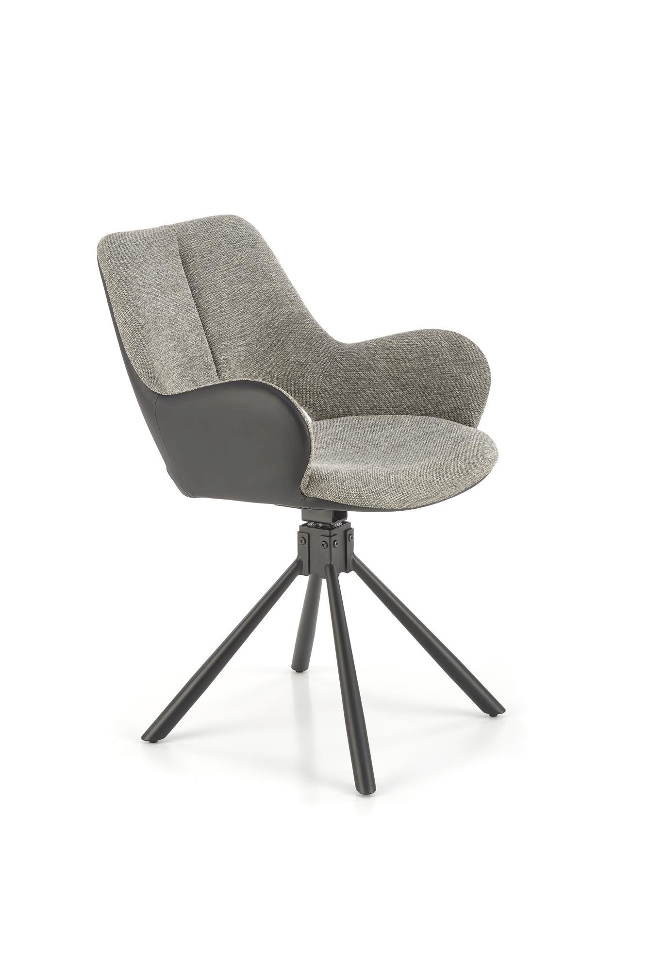 K494 krzesło popielaty / czarny