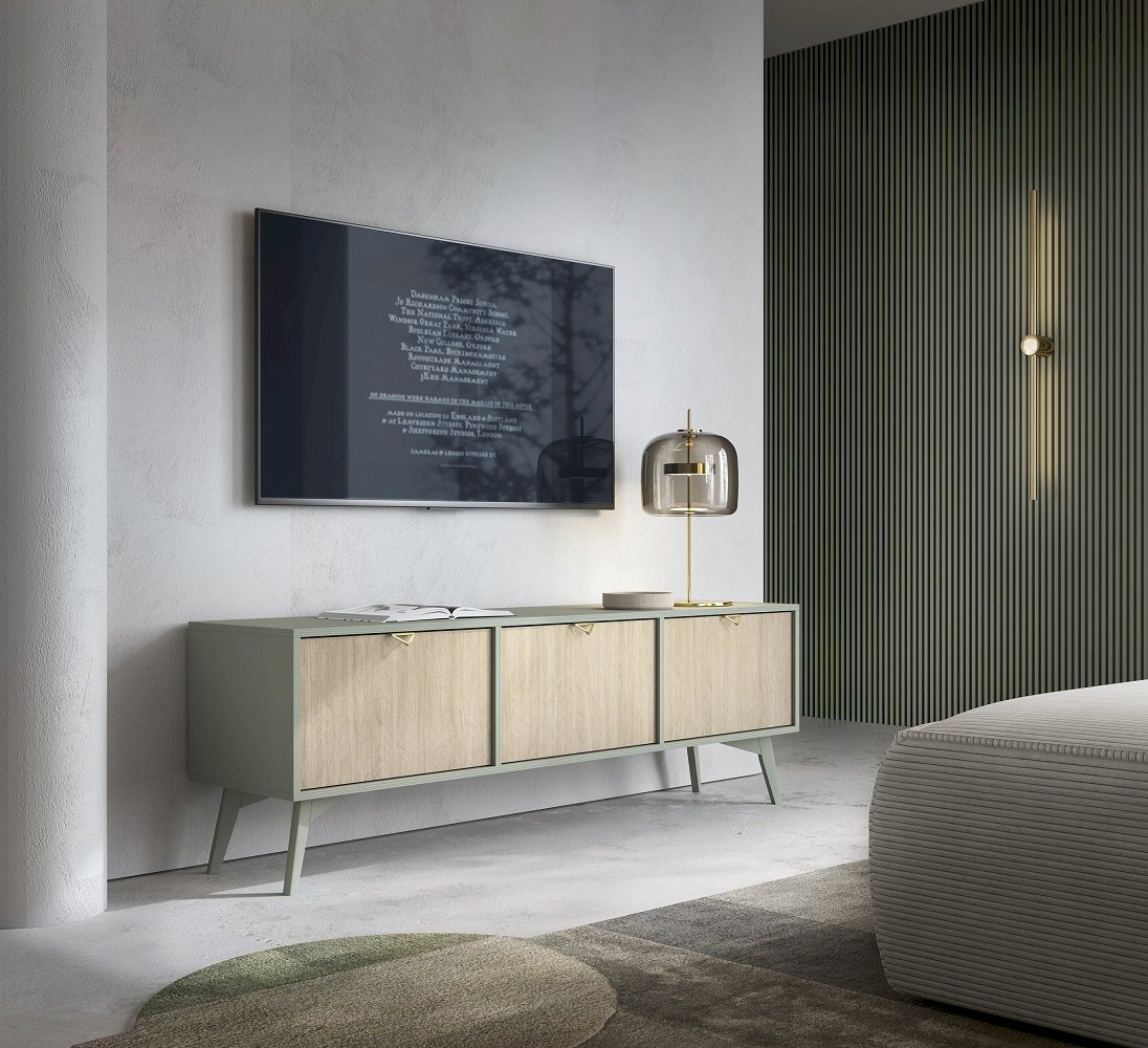 FOREST SZAFKA RTV 158 EUKALIPTUS + JODEŁKA SCANDI