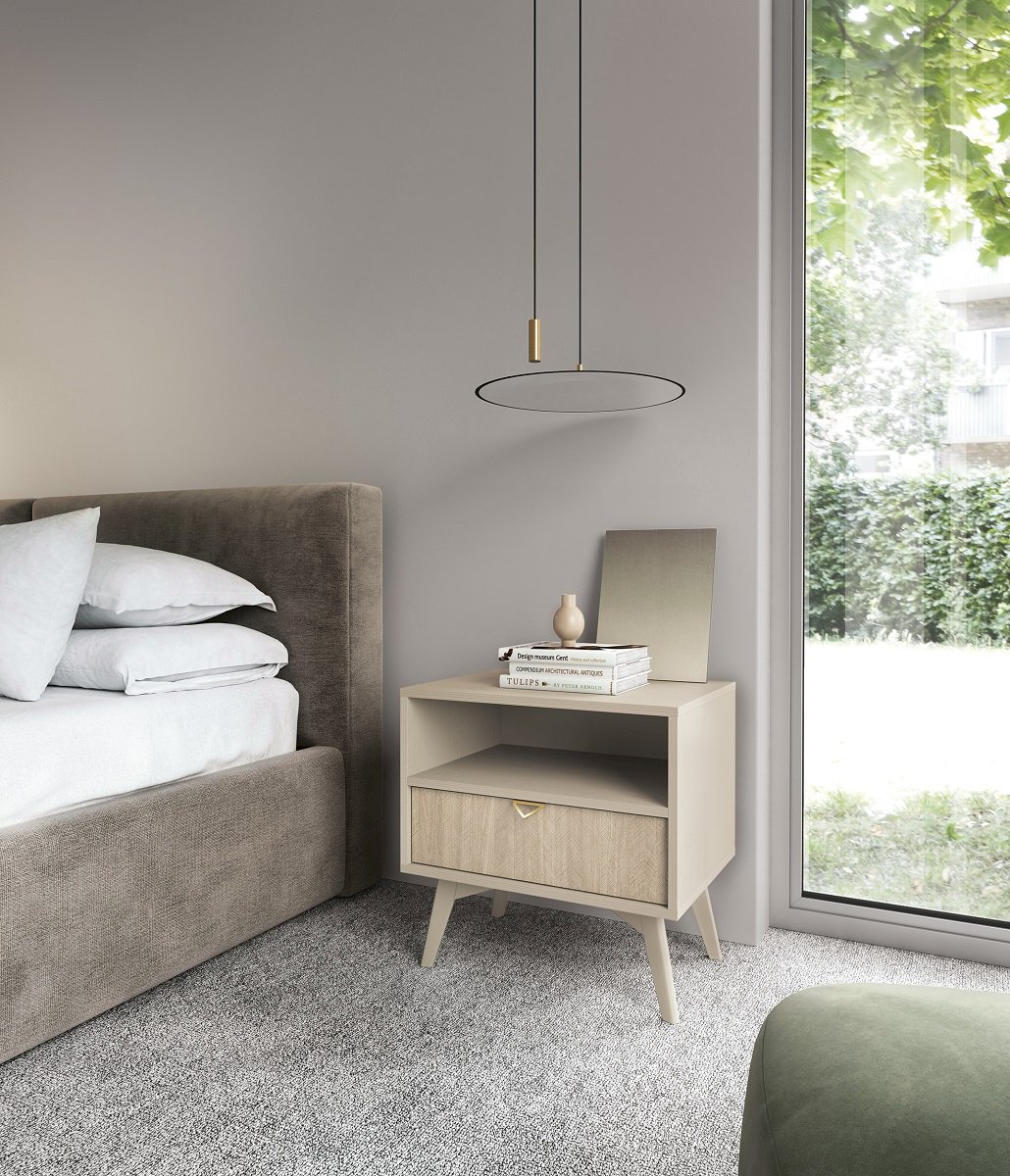 FOREST STOLIK NOCNY S54 BEŻ PIASKOWY + JODEŁKA SCANDI